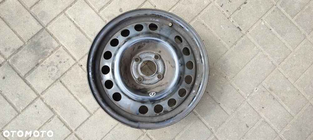 FELGI STALOWE 4x100 6Jx15 CALI ET43 OPEL CORSA MERIVA FIAT GRANDE PUNTO KOMPLET 4 SZTUKI - 4