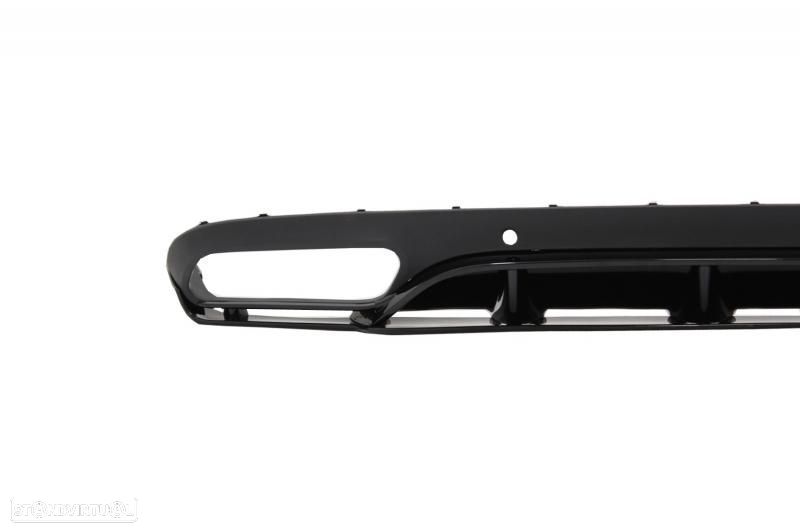 Difusor com Ponteiras Mercedes C C205 A205 (2014 a 2018) Look 63 AMG - 3