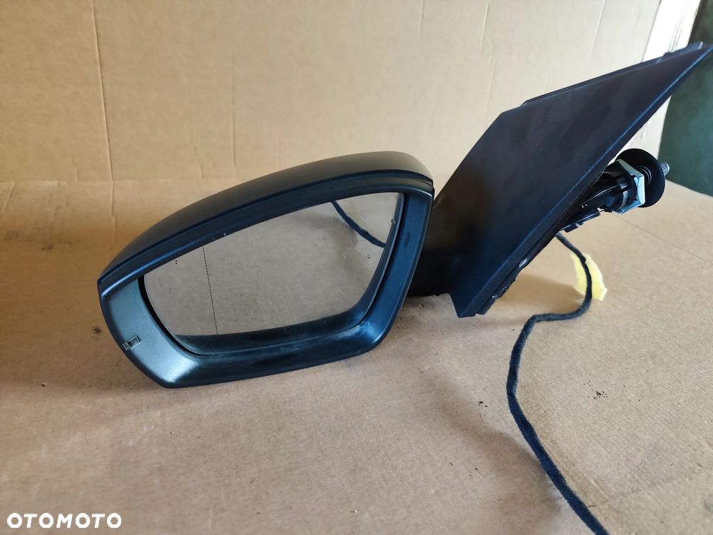 VW POLO 6R 09- LUSTERKO LEWY PRZÓD MANUALNE CZARNE - 11