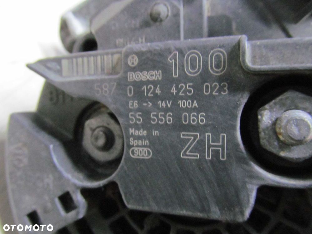 OPEL ZAFIRA B 2.2B ALTERNATOR 55556066 0124425023 - 6