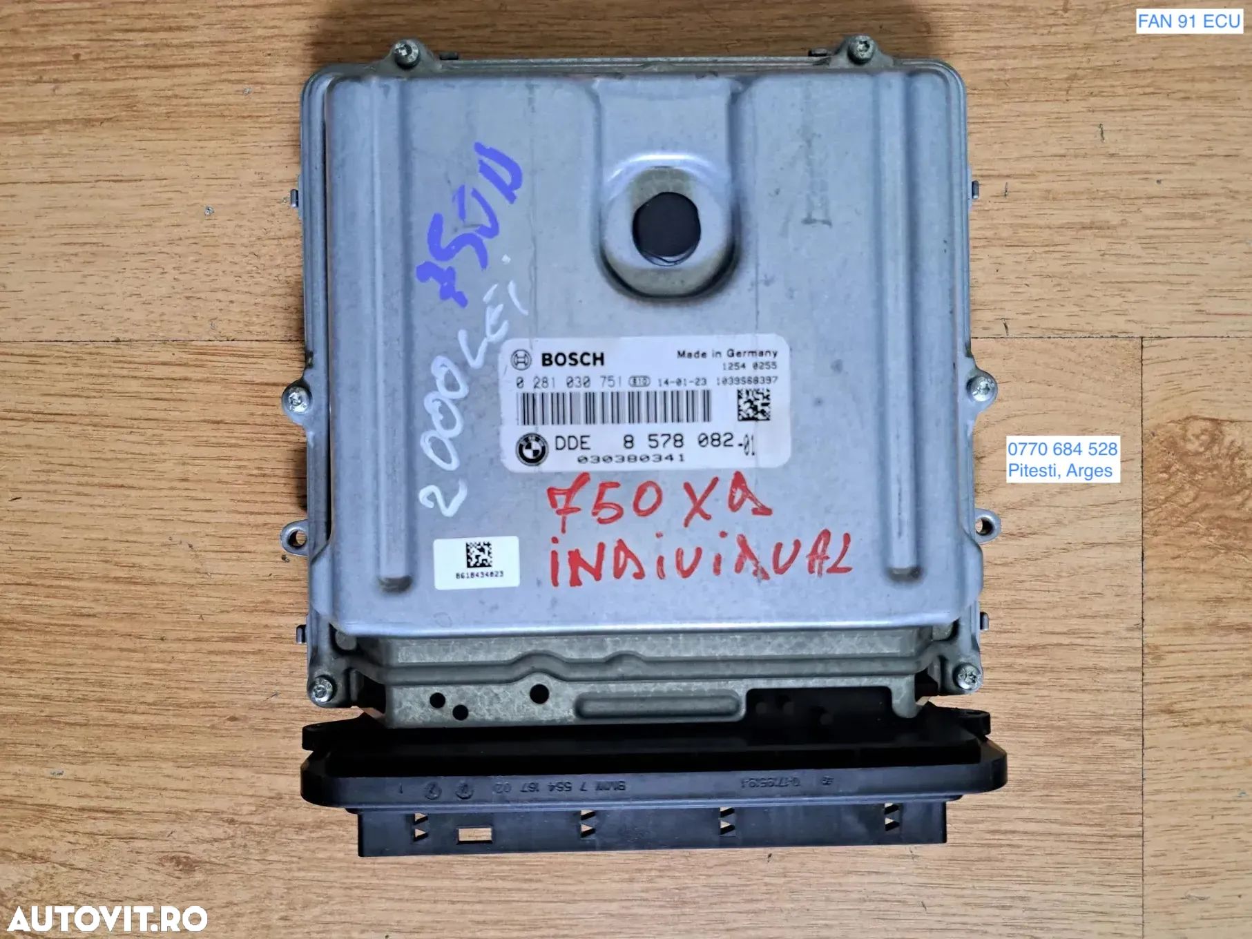 Calculator unitate control ECU DDE motor original BMW F30+LCI F32+LCI F07+LCI F06+LCI F01 LCI - 1
