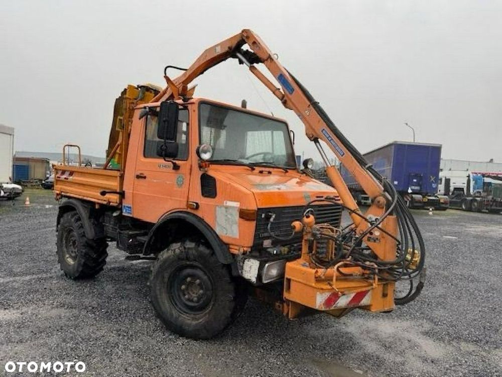 Unimog Unimog 1400 4X4 Kosiarka teleskopowa posypywarka - 1