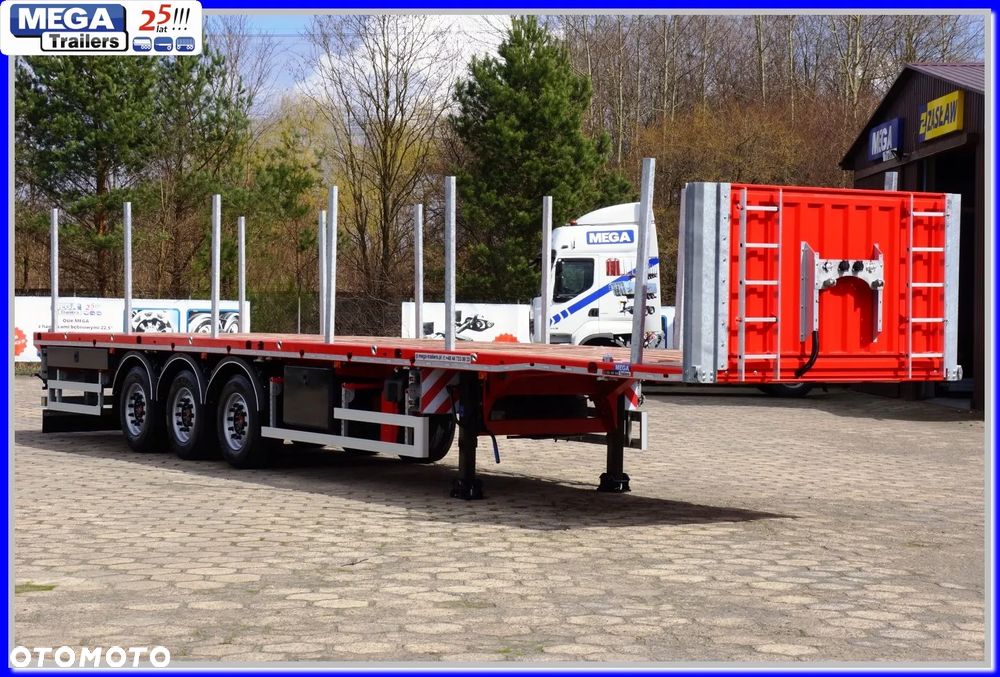 Mega Platforma 13.60 m, HEAVY OMEGA - kontenery, palety, stal -UNIWERSALNA !!! - 7