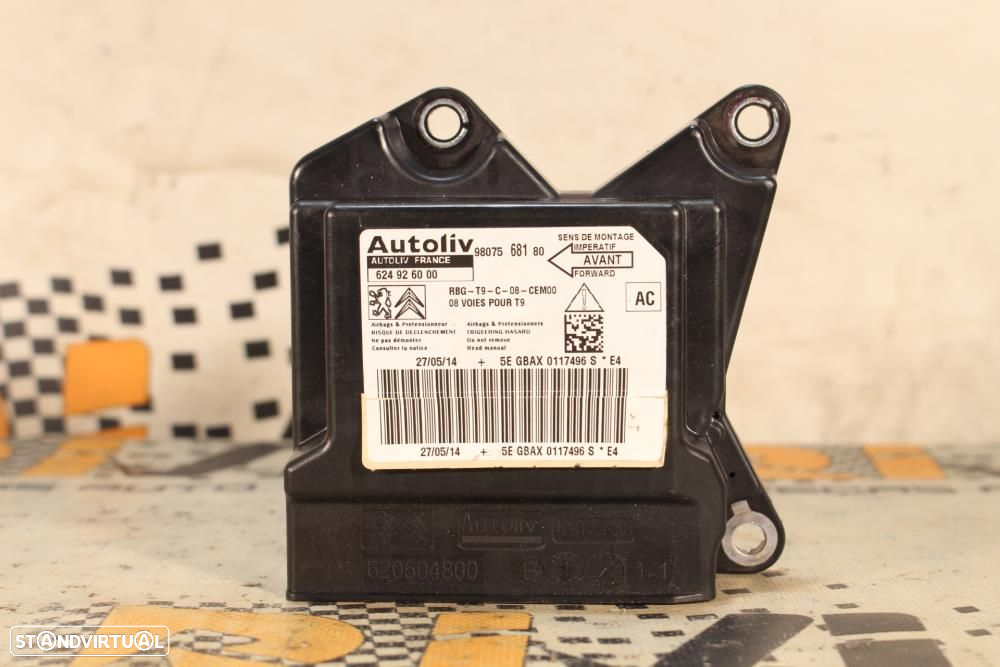 Centralina De Airbags Peugeot 308 Ii  9807568180 / 624926000 - 2