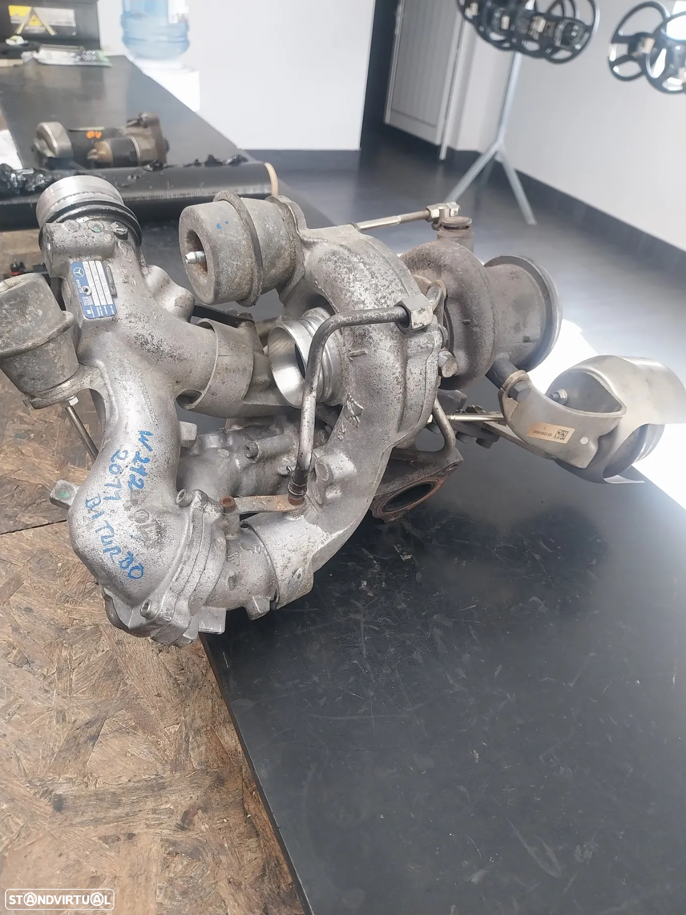 Turbo Mercedes-Benz W212 motor ref: 651 924 ano 2011 - 3