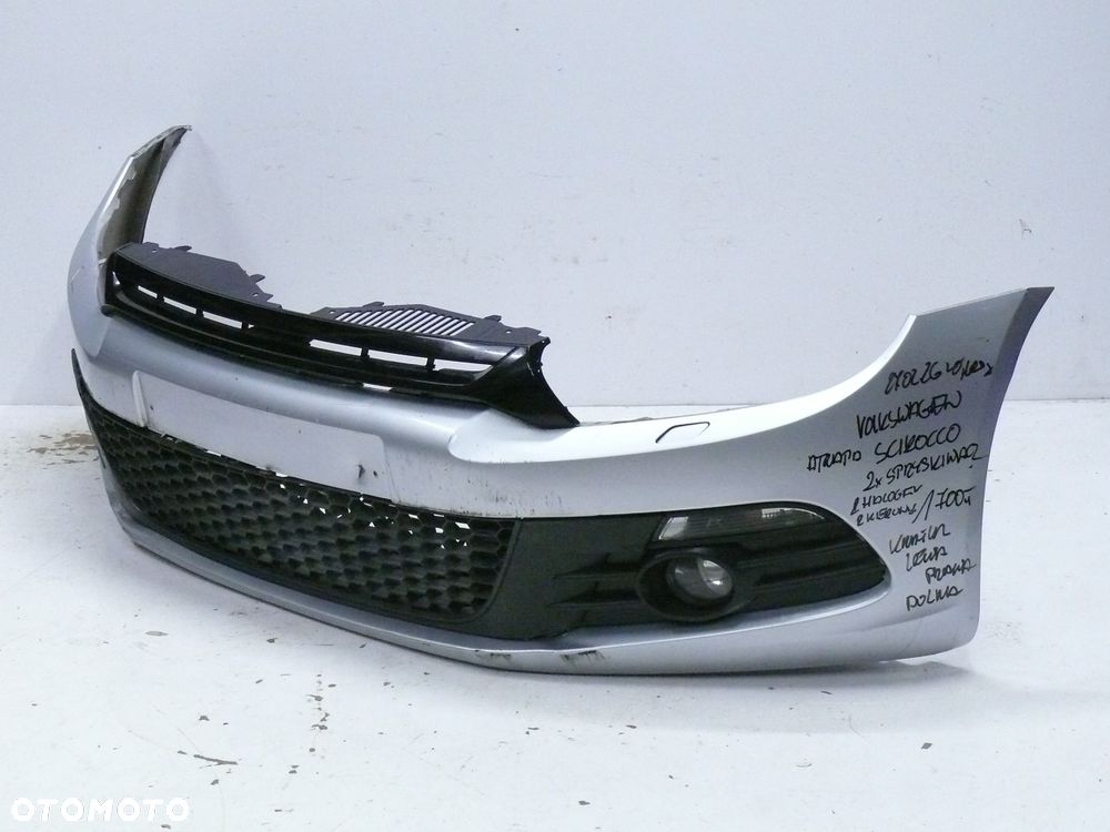 ZDERZAK PRZEDNI VOLKSWAGEN SCIROCCO GRILL XENON KRATKI - 2