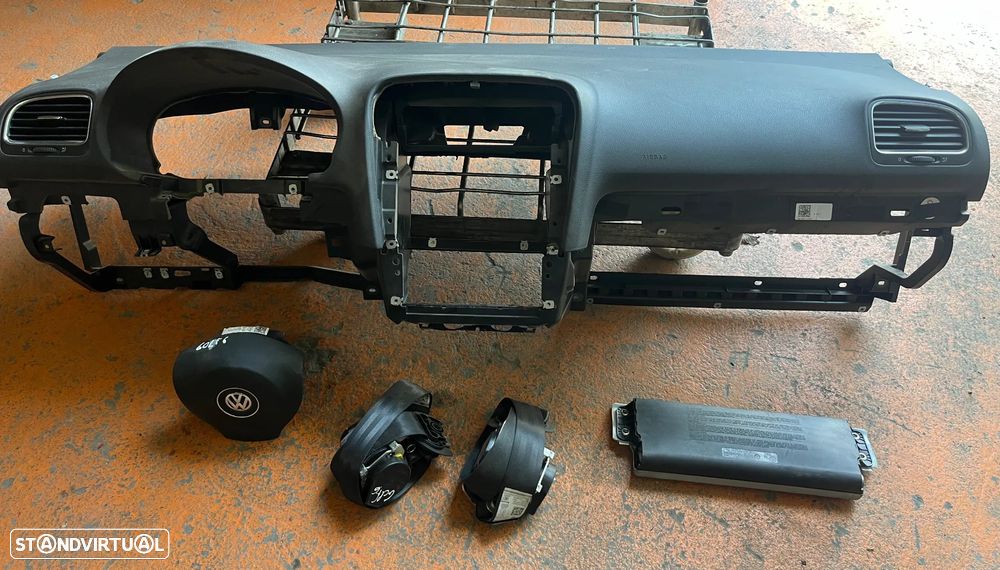 Tablier com Airbags VW Golf VI 2010 - 4