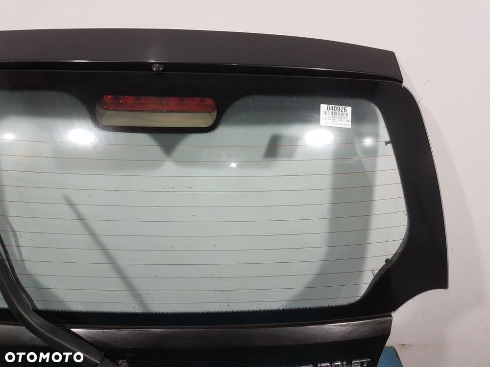CHEVROLET MATIZ II 5D TYLNA KLAPA BAGAŻNIKA 87U - 2