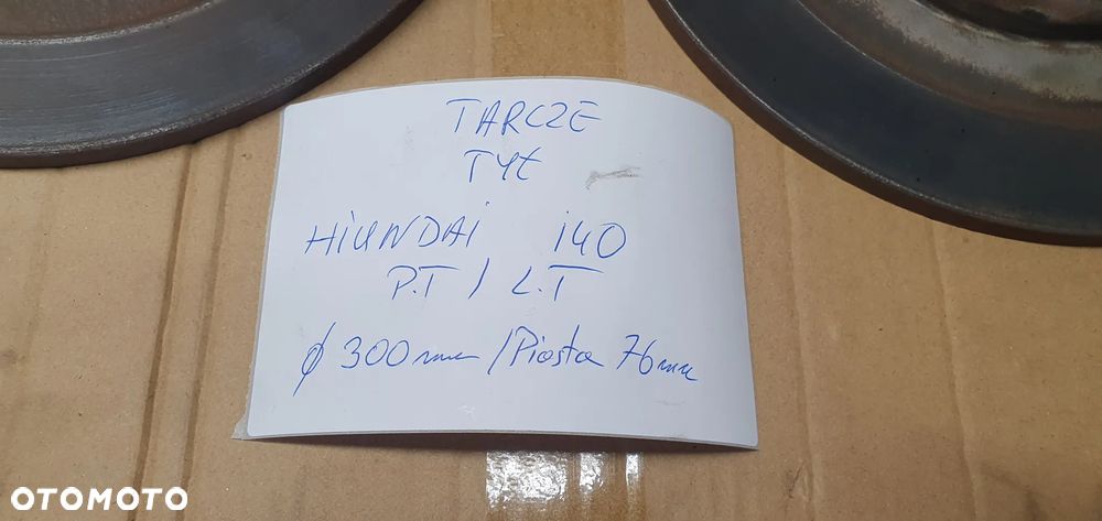 Tarcze hamulcowe klocki tył tylne Hyundai i40 1.7 CRDI - 10