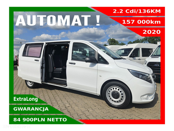 Mercedes-Benz vito ExtraLong *84900zł Netto*Brygadówka 6 osób 2.2 Cdi/136KM