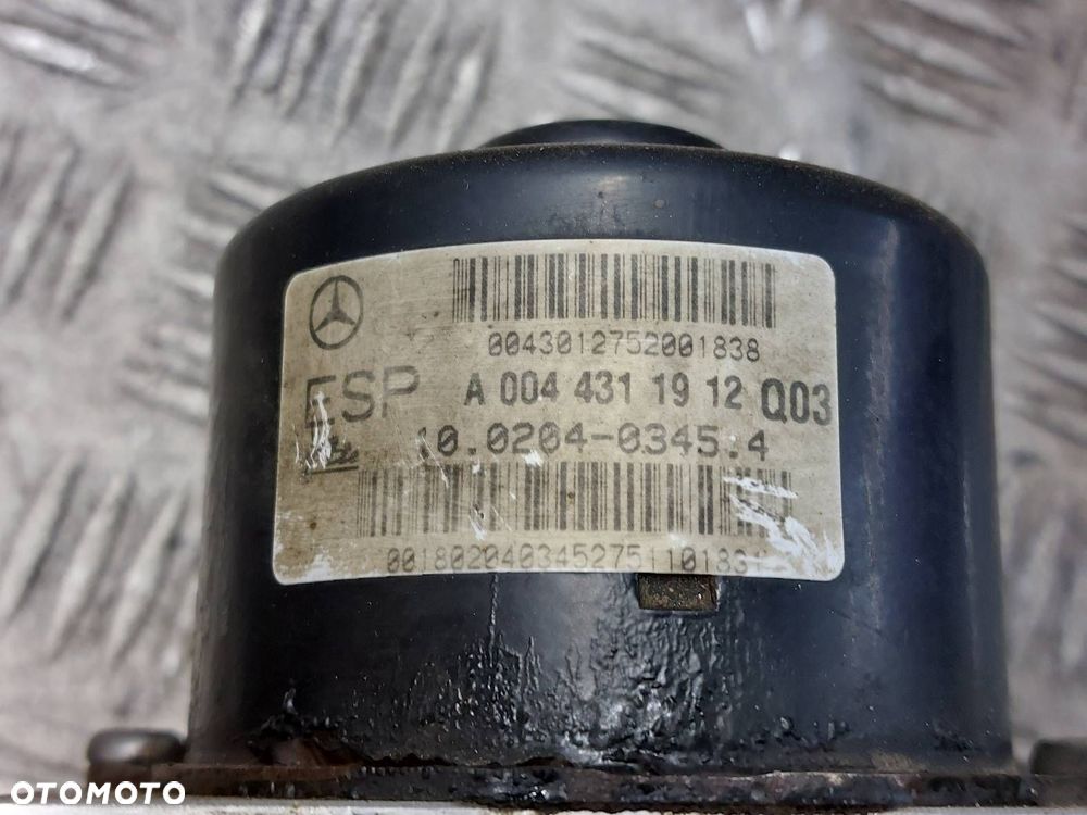 POMPA STEROWNIK ABS MERCEDES-BENZ W203 C KLASA 2095450332 0044311912 - 3