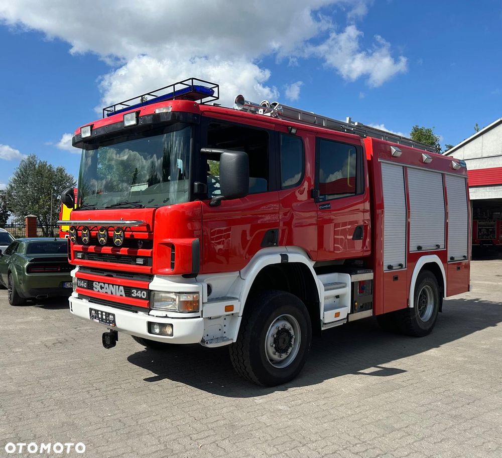 Scania 4X4 114c 340KM CNBOP pożarniczy specjalny 4X4 - 1