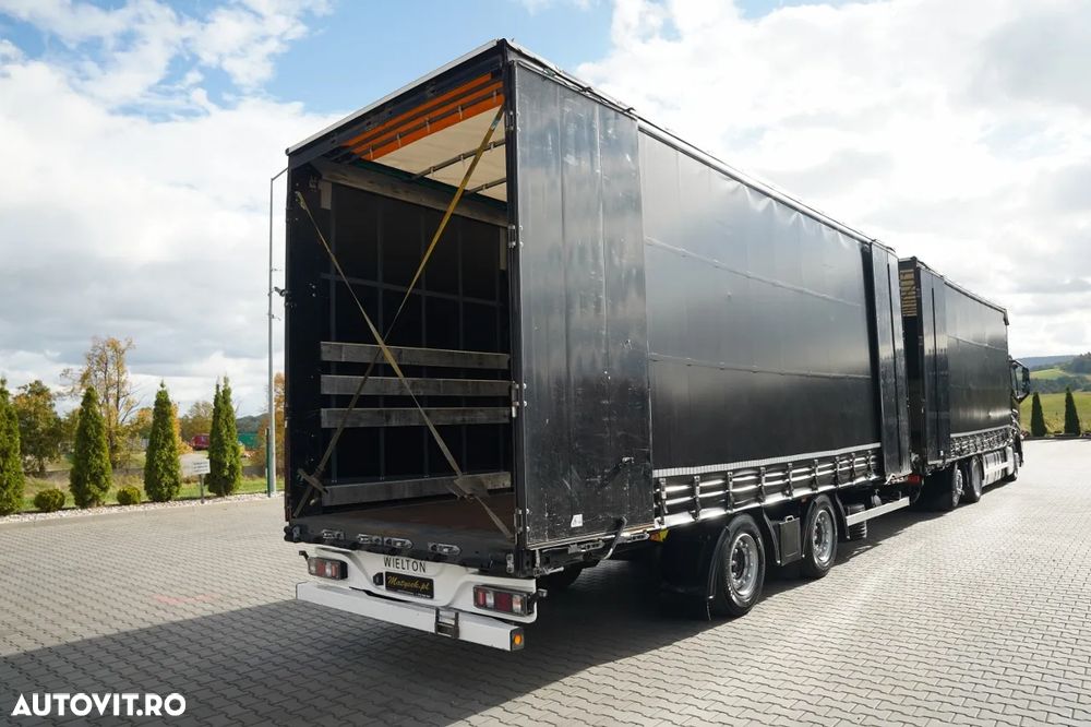Volvo FH 460 / ANSAMBLU TANDEM / 120 m³ / ÎNCĂRCARE PRIN TRAVERSARE (DRIVE-THROUGH) / 6x2 / I-SAVE / CLIMATIZARE STAȚIONARĂ / AXĂ RIDICABILĂ / PLAFON RIDICABIL / - 27