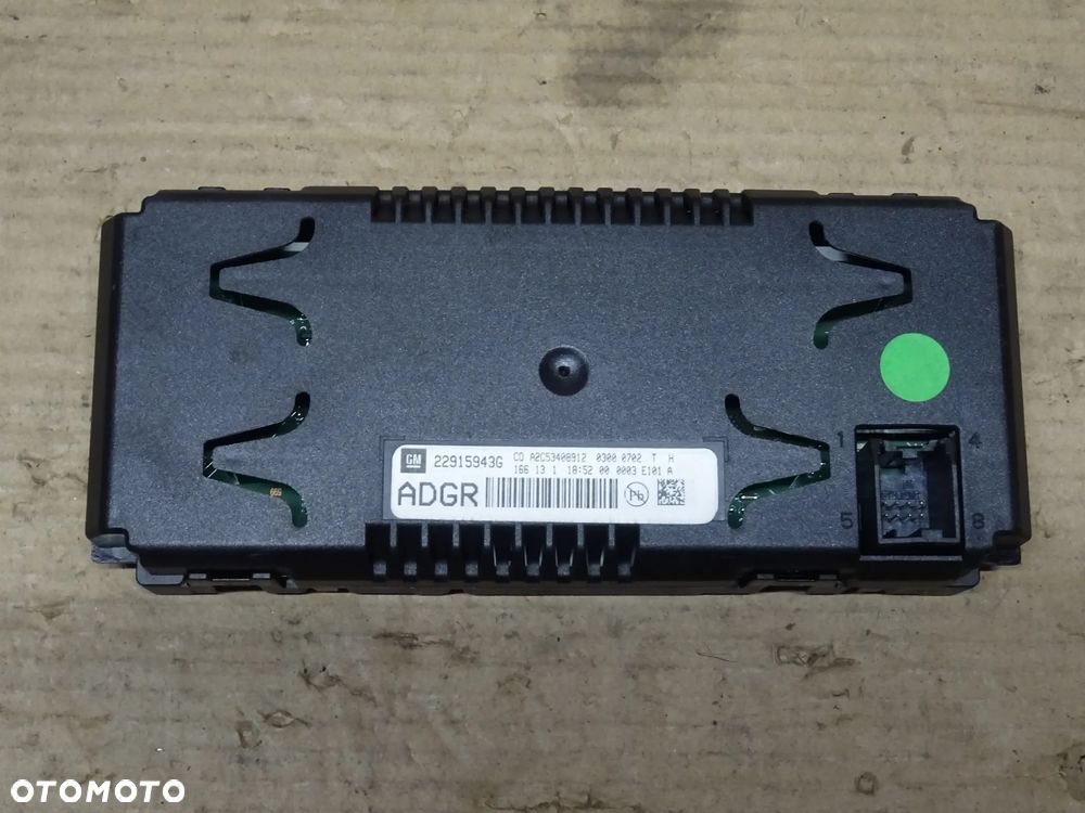 OPEL INSIGNIA CD400 RADIO ODTWARZACZ WYŚWIETLACZ PANEL AUX USB pin carpass sps programowanie - 12