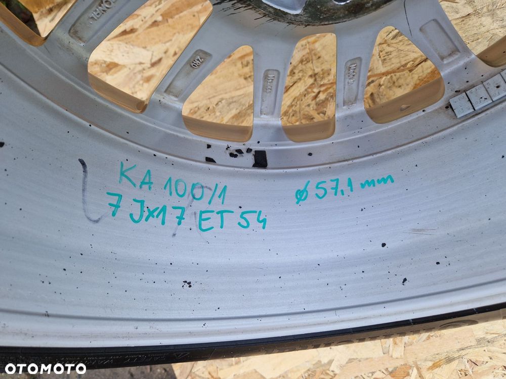VW FELGI ALUMINIOWE ET54 7Jx17 57,1mm 1K0601025AN OPONY CONTINENTAL 225/45 R17 4,5-5 mm - 12