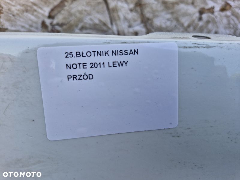 nissan note e11 błotnik lewy przód przedni - 2