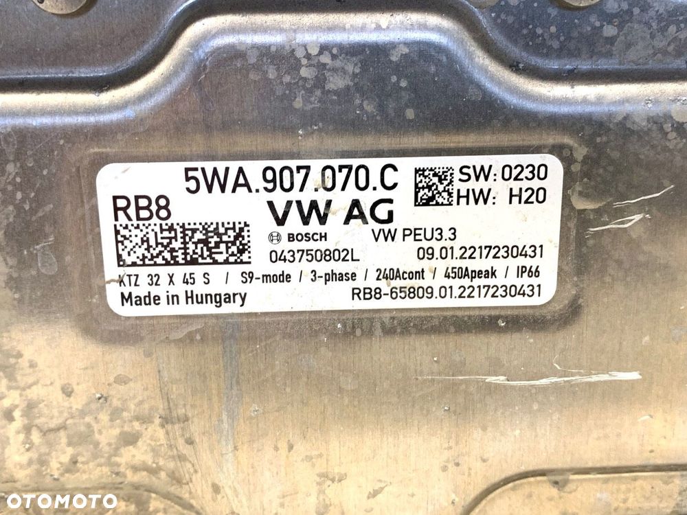 INWERTER FALOWNIK SKODA OCTAVIA IV Combi (NX5) 2019 - 2022 1.4 TSI iV 150 kW [204 KM] Hybryda silnik - 7