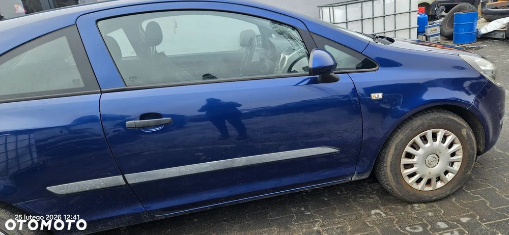 Drzwi lewe prawe Opel Corsa D 2007r 3d hatchback Z21B - 2