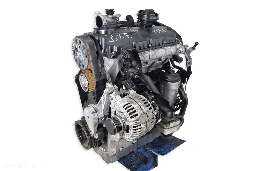 Silnik PASSAT B6 GOLF V TOURAN OCTAVIA II TOLEDO 1.9TDI 105KM BXE KOMPRESJA - 1