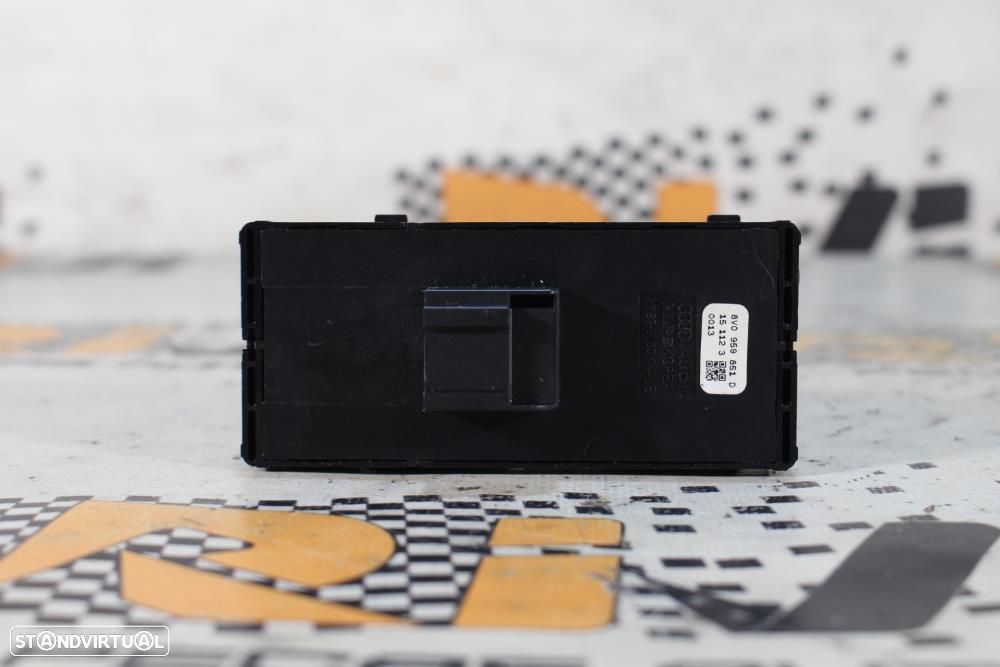 Botões / Comandos / Interruptorres Dos Vidros Audi A3 (8V1, 8Vk)  8V09 - 6