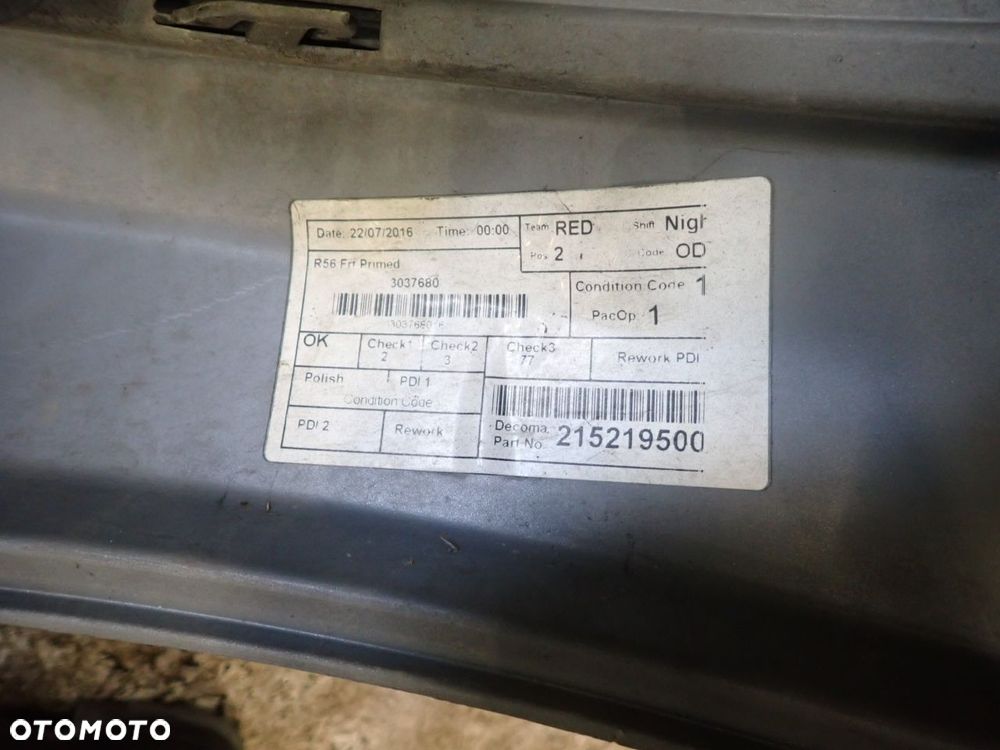 ZDERZAK PRZÓD MINI ONE R57 1.6 - 7