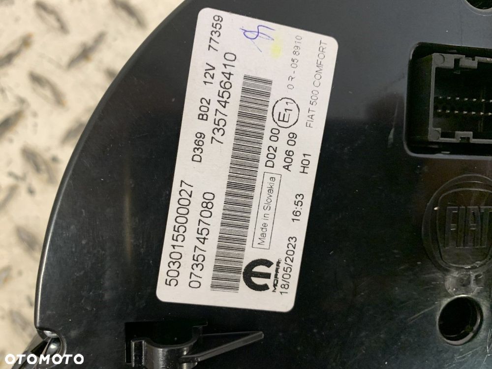 NOWY ORYGINALNY LICZNIK ZEGARY FIAT 500 LIFT 15-24 7357456410 - 4