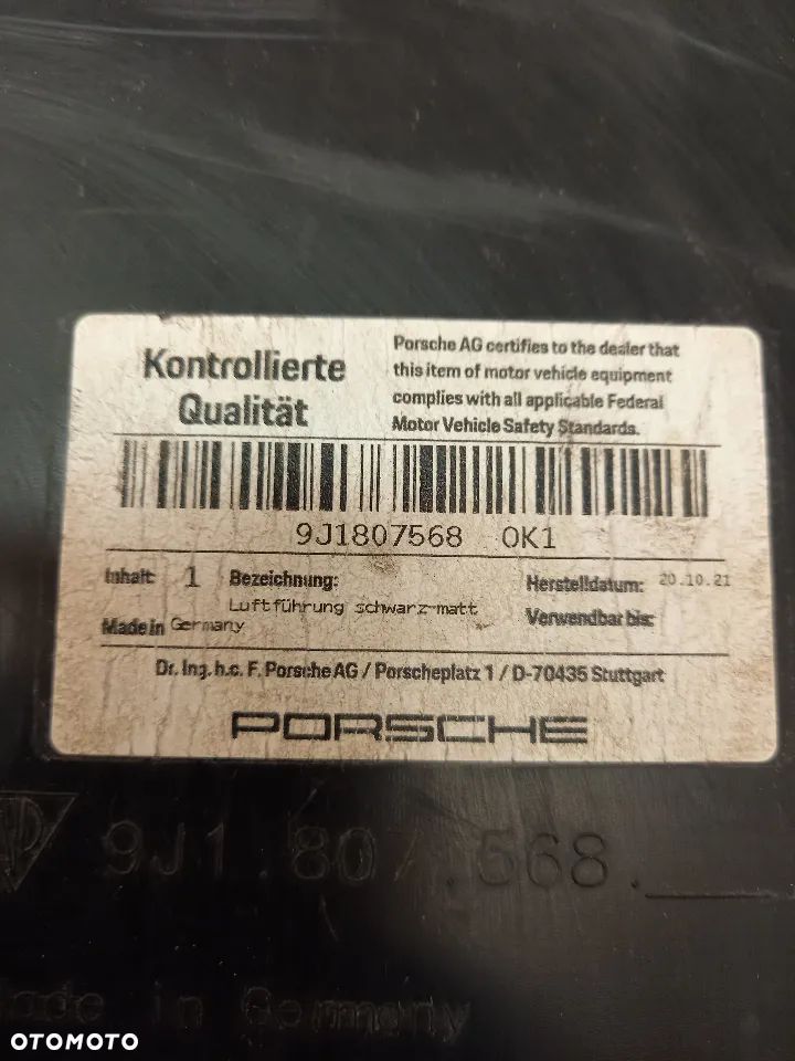 Porsche Taycan Turbo S 9J1 hokej dokladka dyfuzor tyl lotka - 8