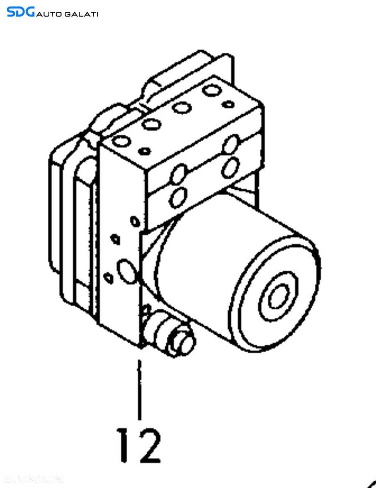 Unitate Modul Pompa ABS Audi A6 C6 2004 - 2011 Cod 4F0910517K [X4304] - 1