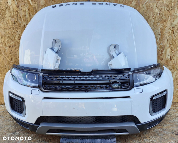 KOMPLETNY PRZÓD RANGE ROVER EVOQUE L538 LIFT MASKA BŁOTNIK ZDERZAK LAMPA