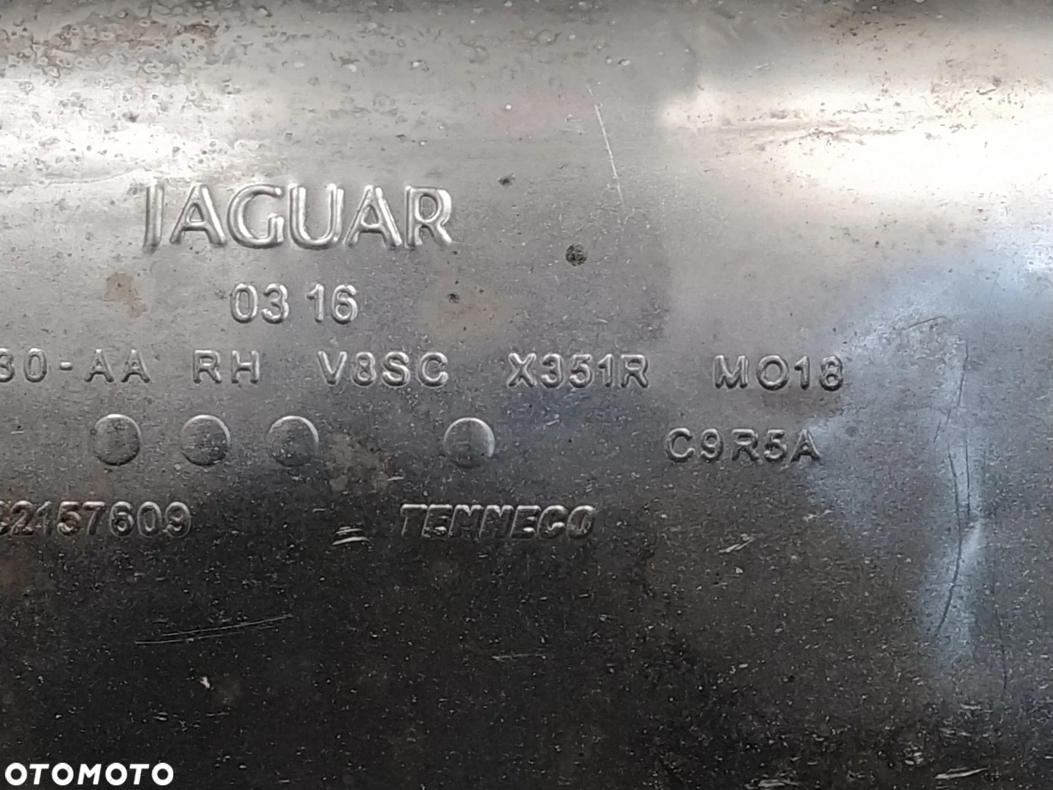 JAGUAR XJ XJR X351 2014-2019 5.0 WYDECH TŁUMIK PRAWY ORYGINAŁ - 15