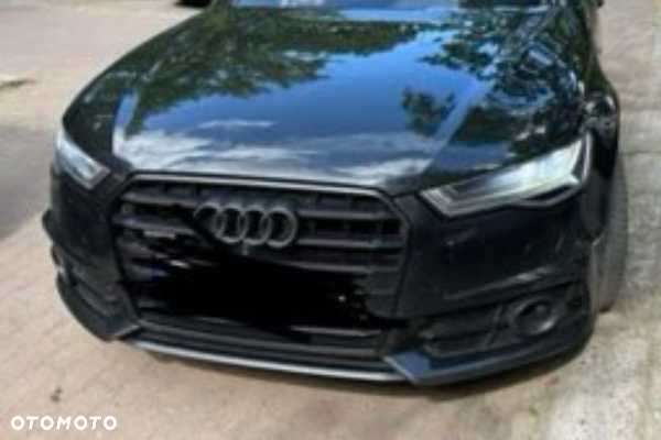 AUDI A6 C7 4G0 LIFT 3.0 TDI MASKA ZDERZAK S-LINE LAMPY MATRIX KPL. PRZÓD CZARNY LY9T