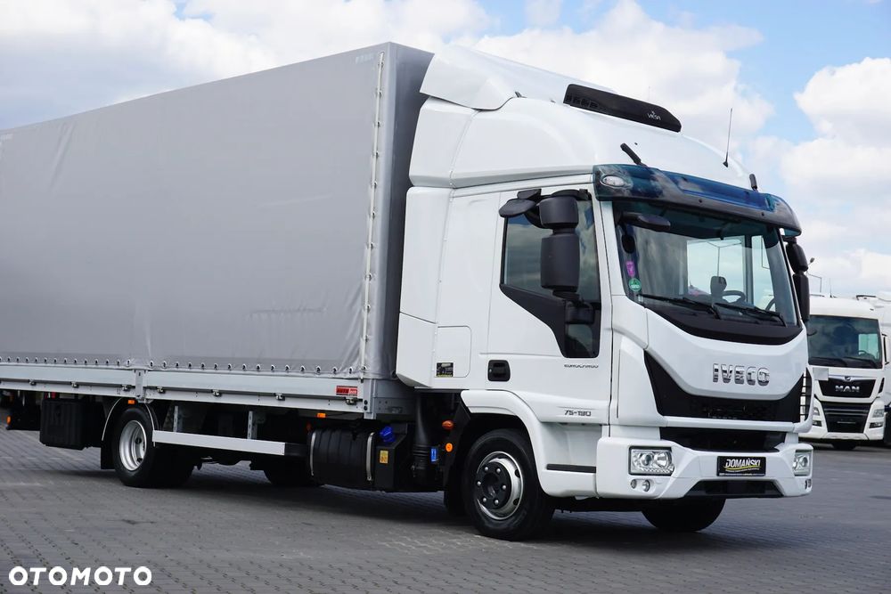 Iveco EUROCARGO / 75 - 190 / ACC / E 6 / BURTO-PLANDEKA / 16 PALET - 27