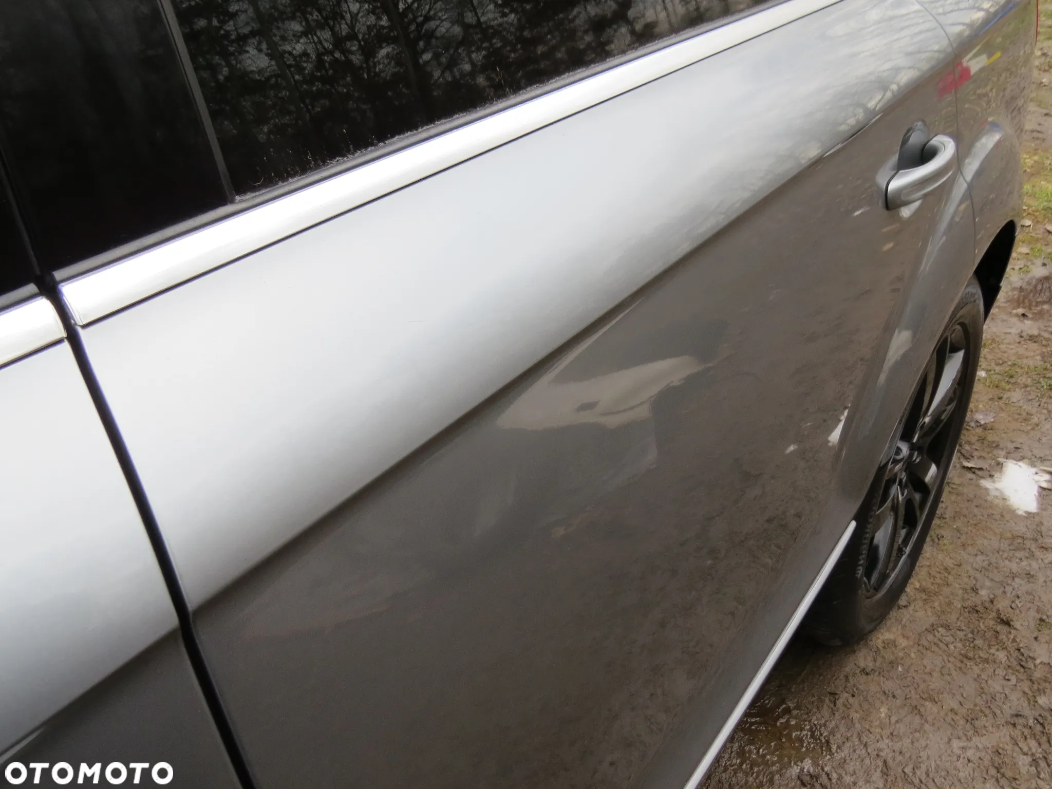 DRZWI LEWY TYŁ TYLNE LY7G AUDI Q7 4L - 5