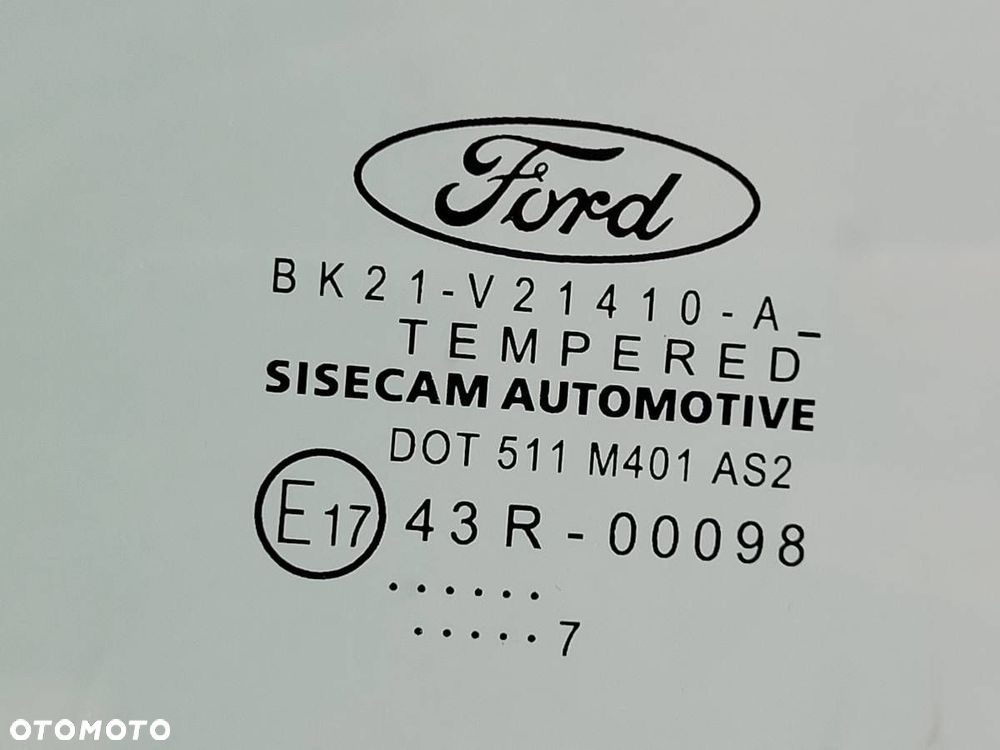 SZYBA DRZWI PRAWA PRZÓD FORD TRANSIT CUSTOM I 2017 - 4