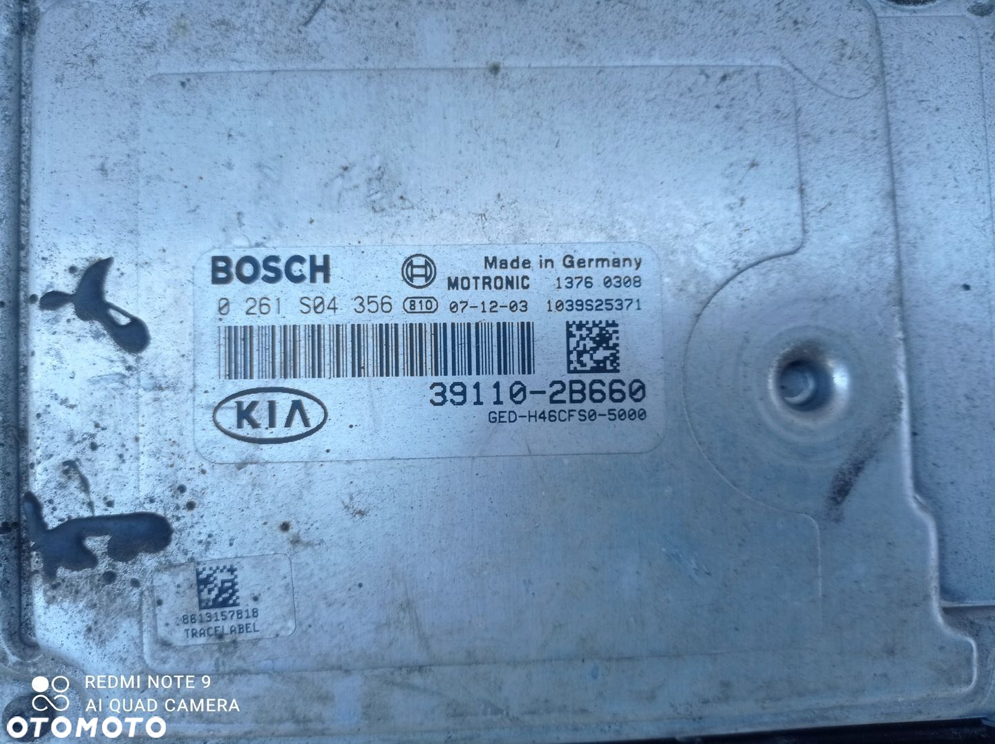 Komputer Silnika Kia Ceed I 1.6B 39110-2B660 - 2