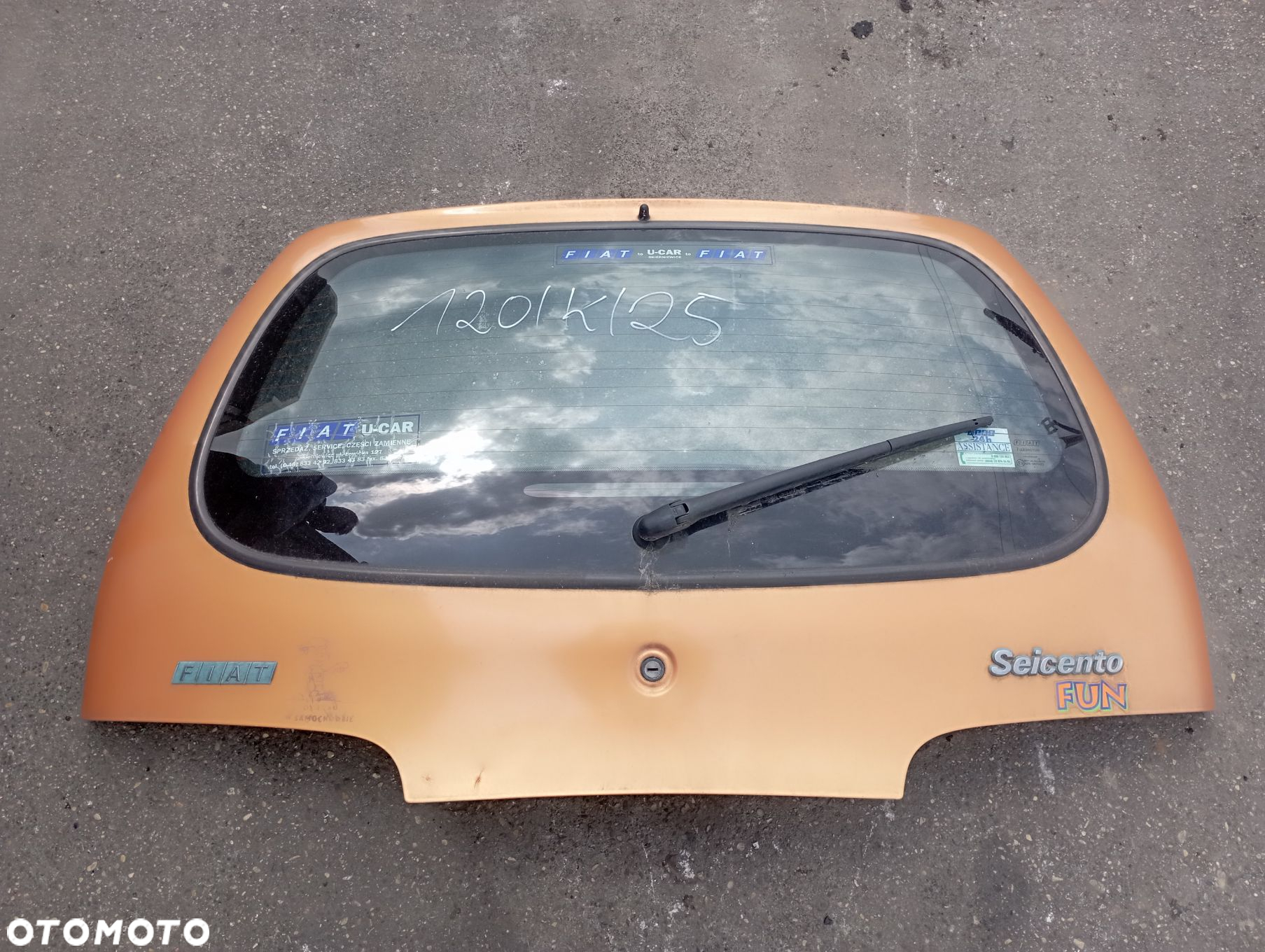 KLAPA BAGAŻNIKA

 FIAT
 SEICENTO 510/A - 2
