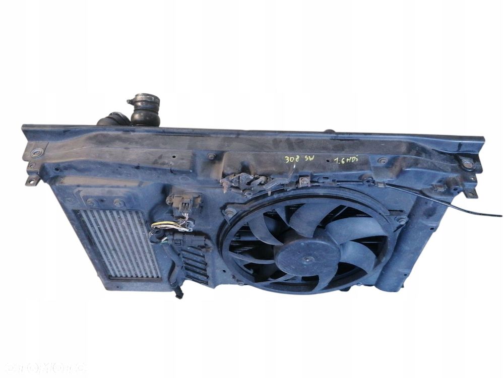 pas przedni chłodnica wody klimatyzacji peugeot 308 1.6 hdi pas chłodnice - 3