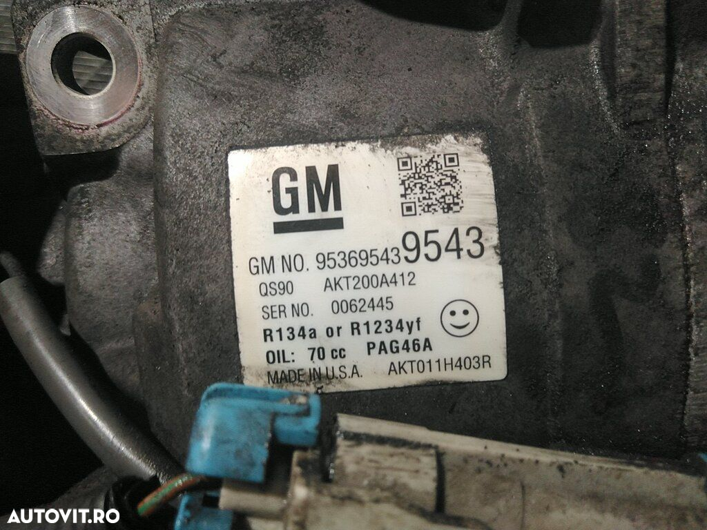 Compresor clima Opel Mokka 1.6 B 2012 - 2016 A16XER (1250) 953695439543 - 4