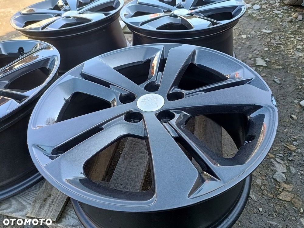 peugeot 308 ii t9 felgi 17" 5x108 et44 7.5j jak nowe grafit 9677989777 - 6