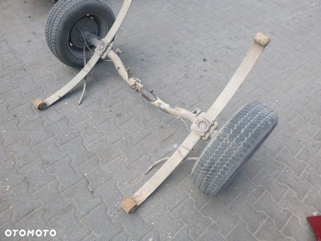 BELKA TYŁ TYLNA KOMPLETNA Z RESORAMI NA PRZYCZEPKĘ FIAT DOBLO - 9