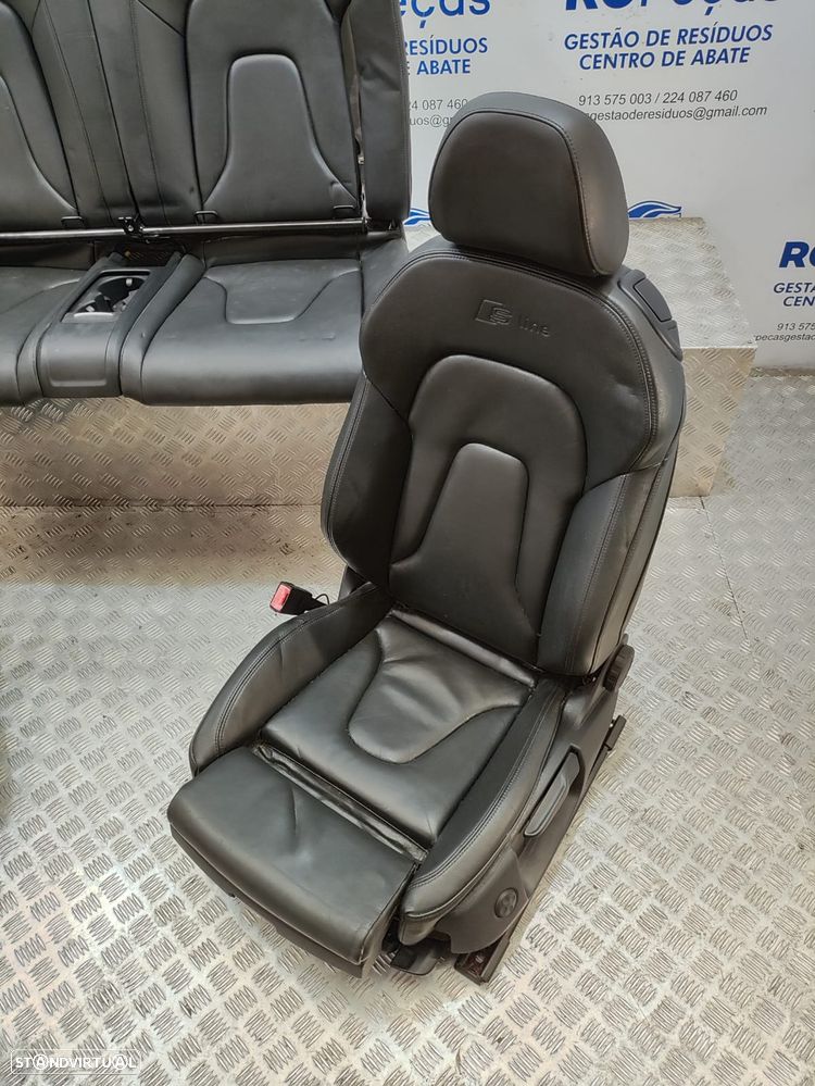 Conjunto Bancos Originais Pele Audi A5 8T S-Line Cabrio - 5