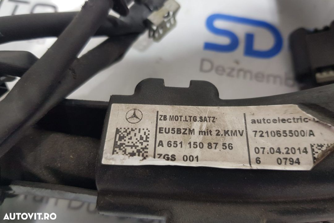 Instalație electrica motor A6511508756 Mercedes Sprinter 2.2 2010-2016 Euro 5 - 4