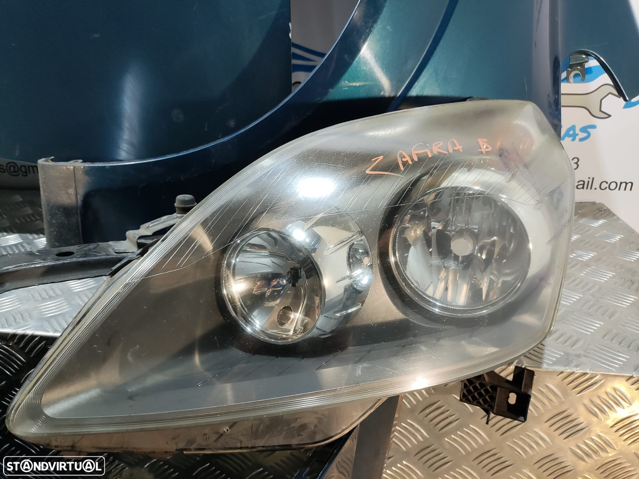 FRENTE COMPLETA OPEL ZAFIRA B A05 CAPOT PARACHOQUES GUARDA-LAMAS OTICAS RADIADOR - 10