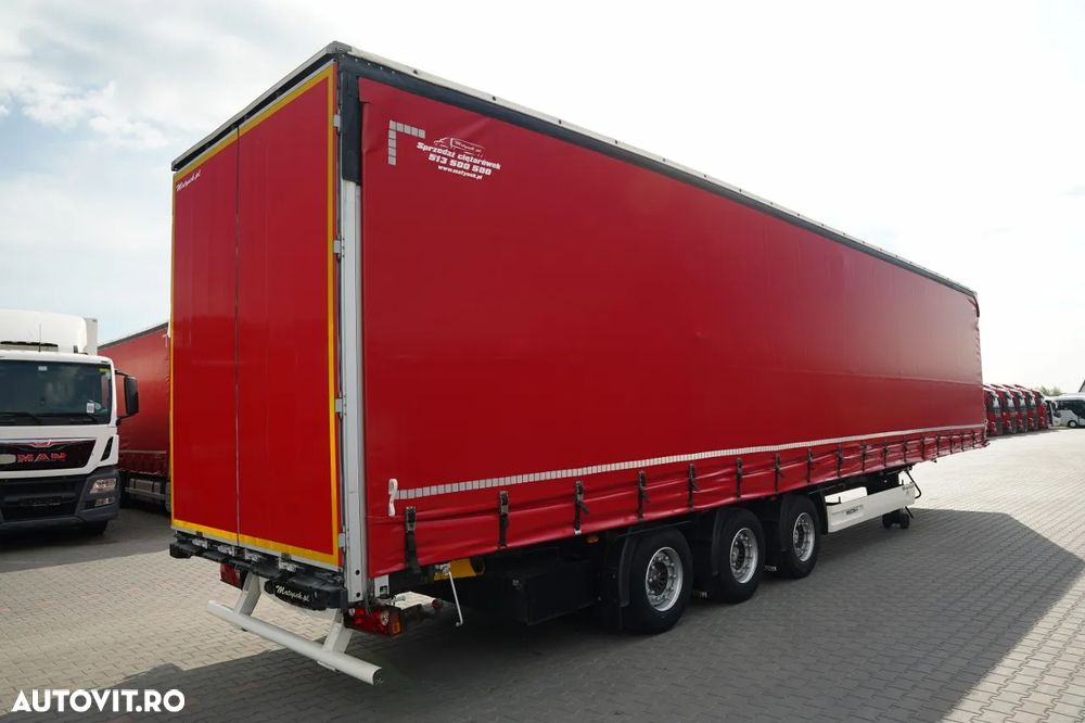 Wielton CORTINĂ WIELTON / MEGA / ACOPERIȘ CULISANT / SISTEM BDE - STALPINI CULISANTI / SAF - 6