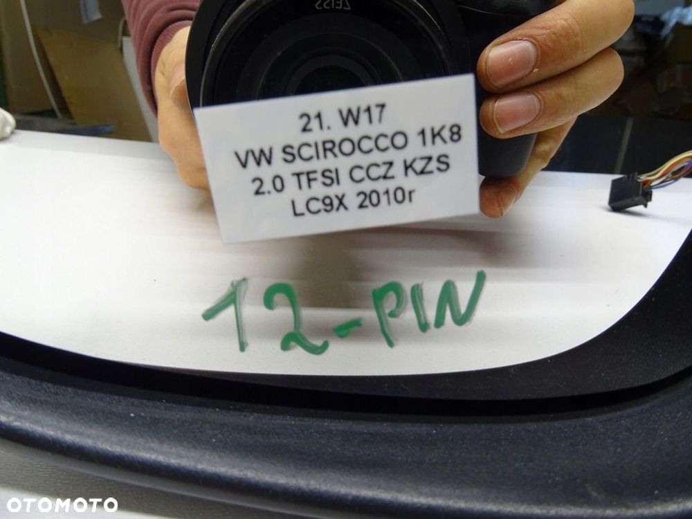 LUSTERKO LEWE LEWY PRZÓD PRZEDNIE VW SCIROCCO III 1K8 LC9X 12 PIN - 11