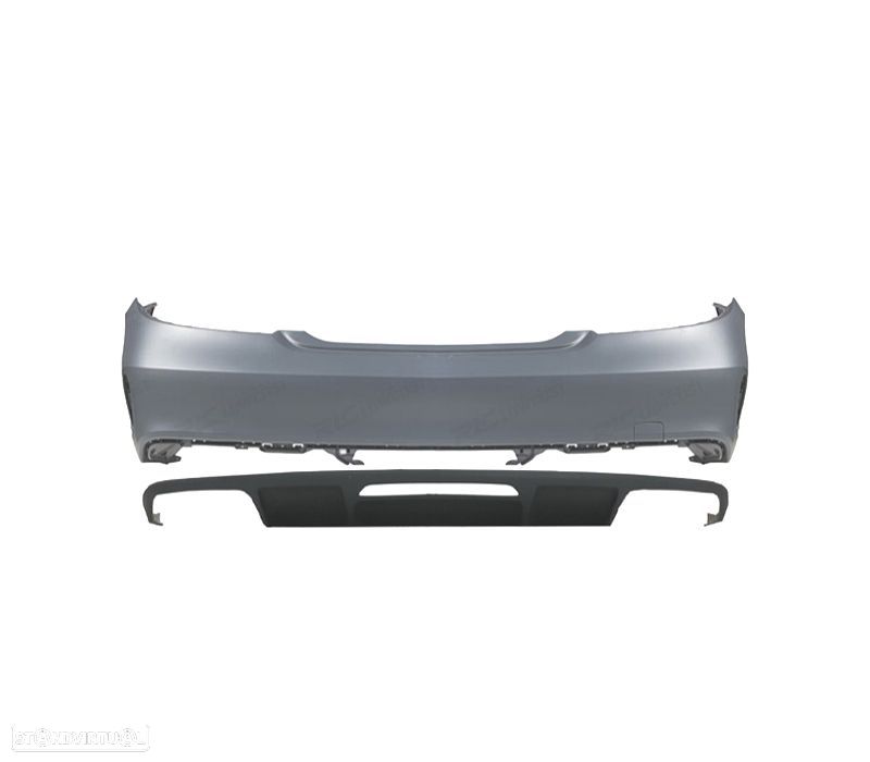 PÁRA-CHOQUES TRASEIRO MERCEDES CLASE CLS W218 15-17 LOOK AMG - 2