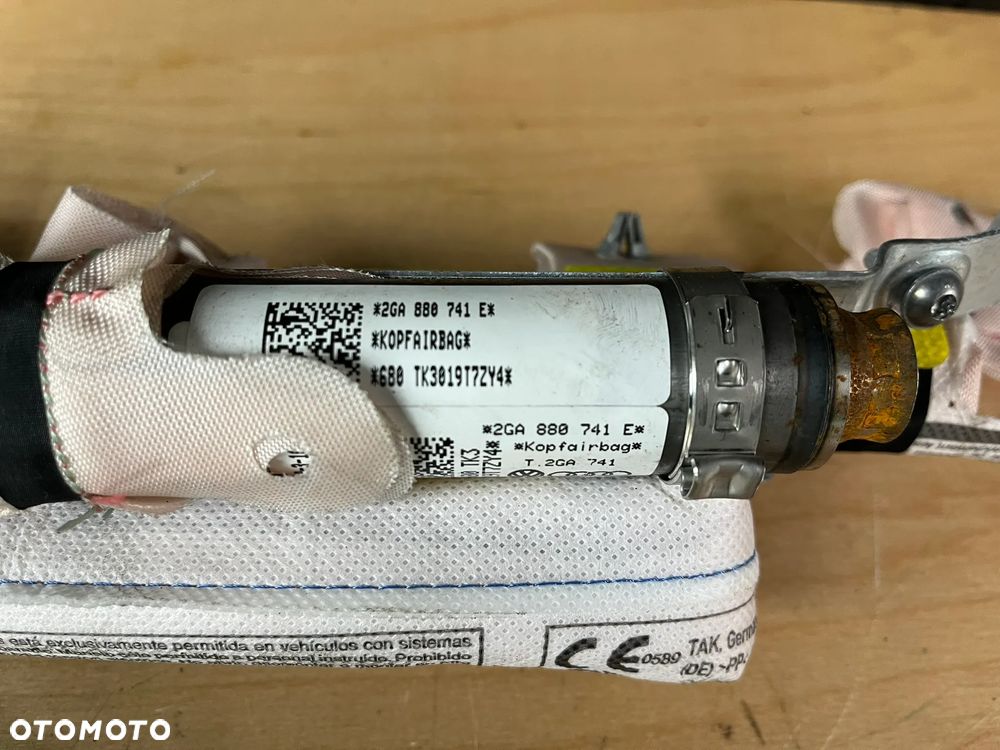 VW T-roc Airbag Kurtyna powietrzna Oryginał boczna lewa prawa 2GA880741E 2GA880742E - 5