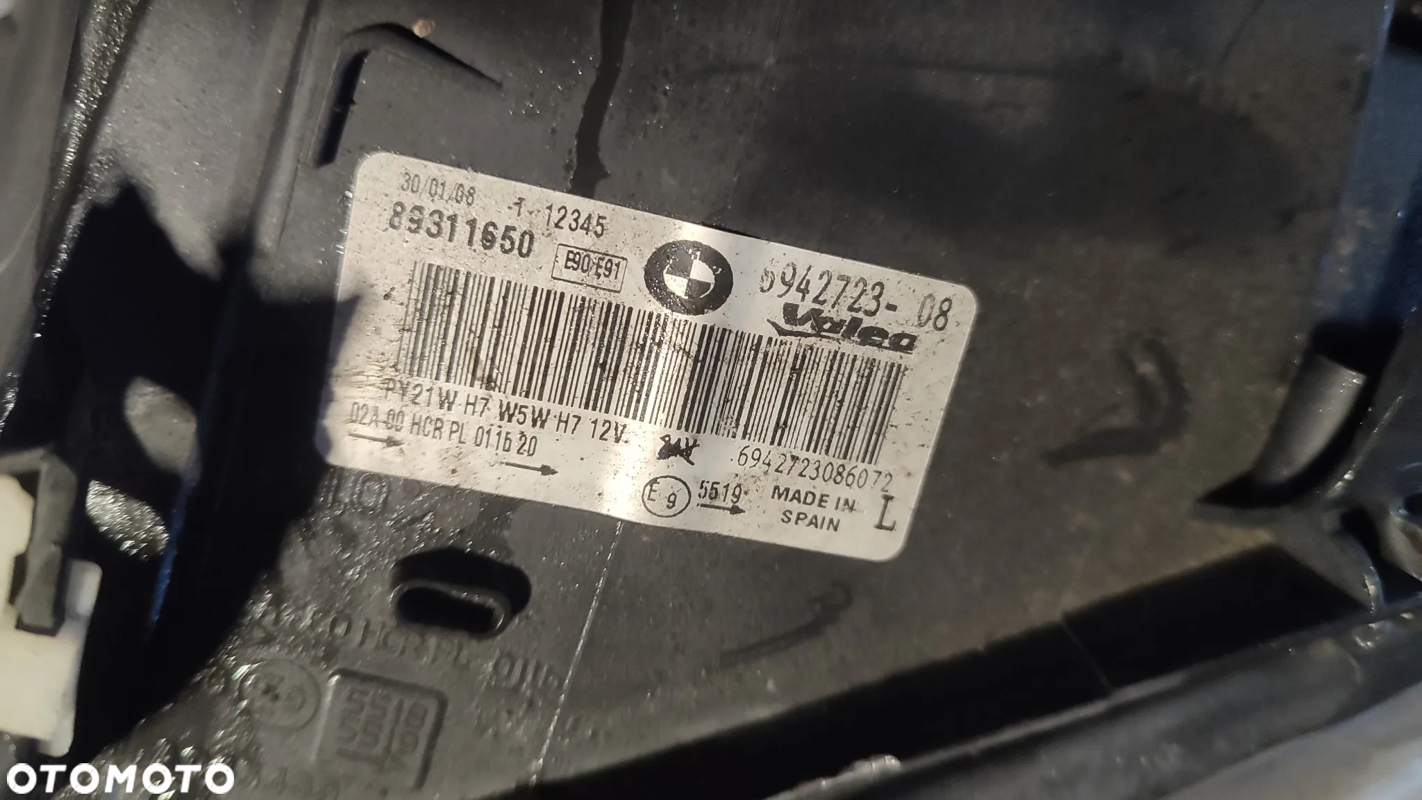 Lampa lewy przód  BMW 3 E90 E91 05- 6942723 ANGLIK - 5