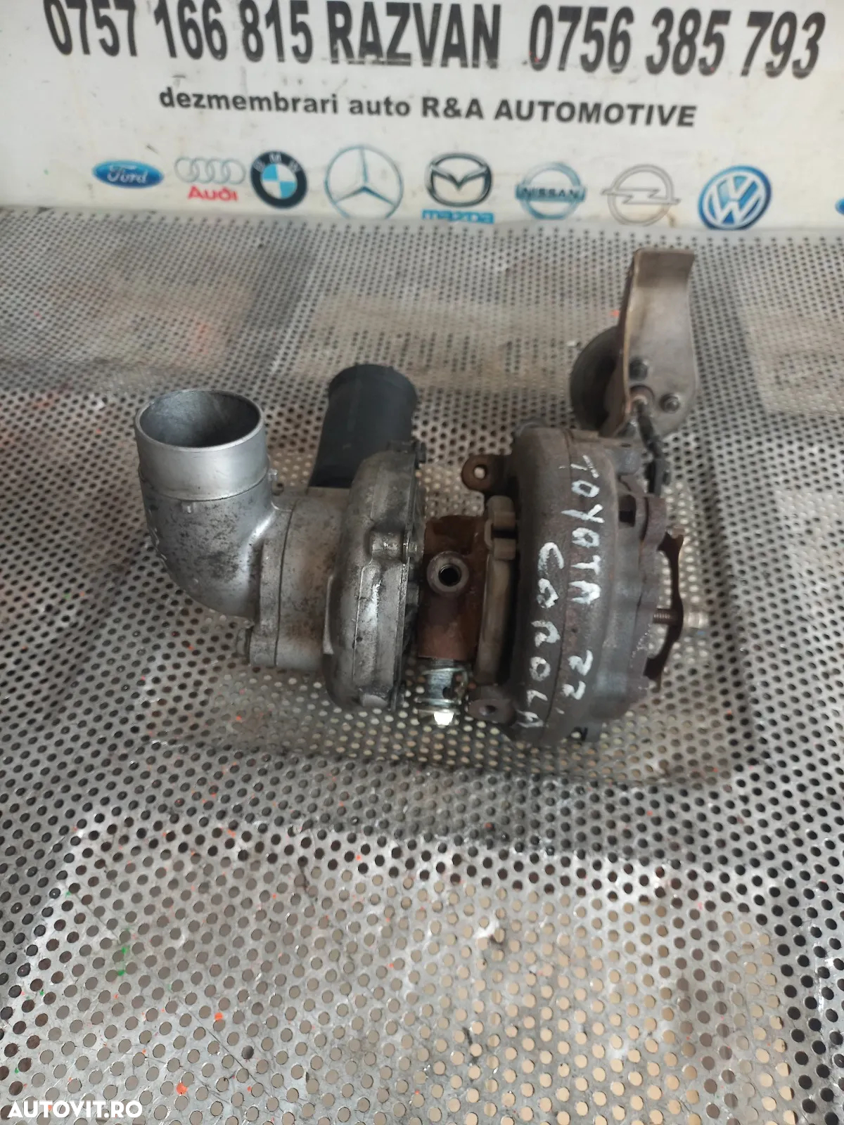 Turbo Turbina Toyota Avensis T25 Rav 4 Corolla Verso 2.2 Diesel Cod -0R020 - Dezmembrari Arad - 3