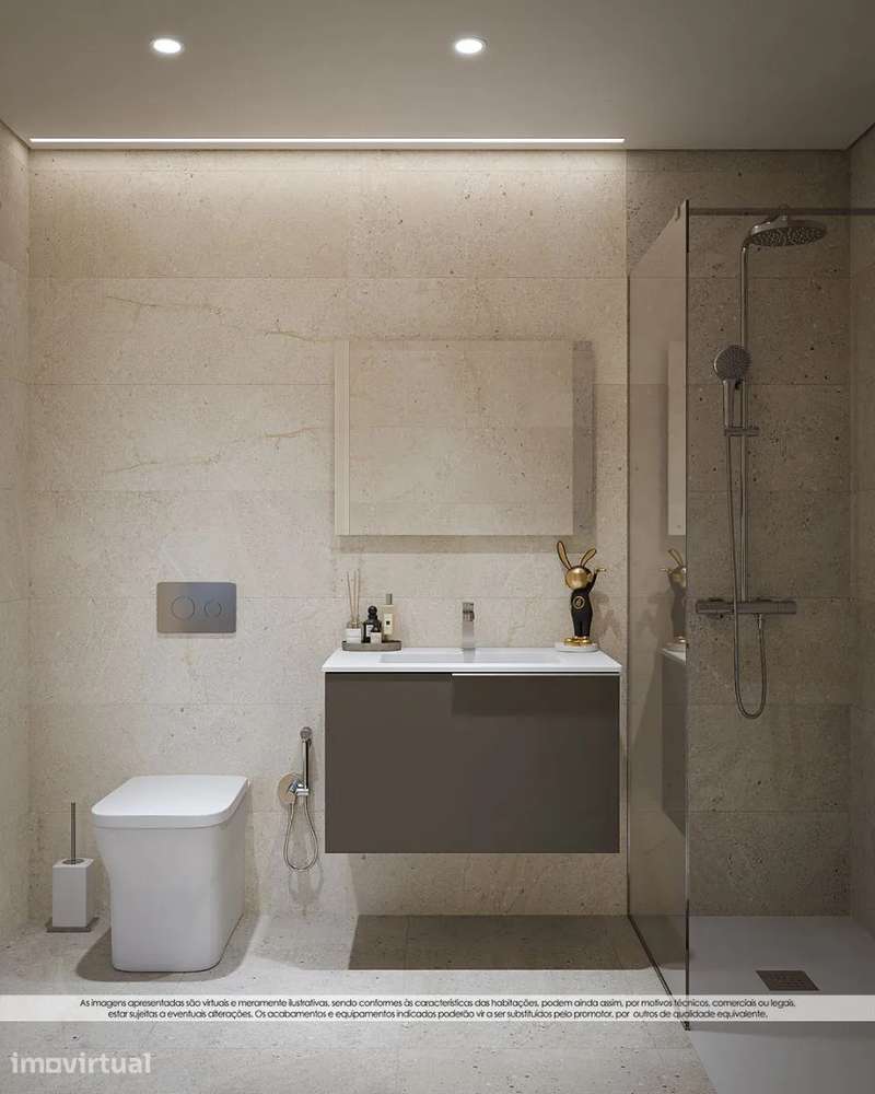 Apartamento T1 com Terraço – Arcozelo, junto à Praia da Granja - Grande imagem: 5/11